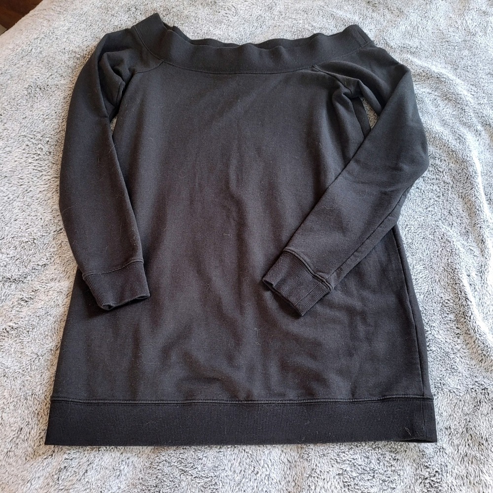 Daily Ritual Sweatshirt Small Off Shoulder Modal Blend Athleisure Lounge 21665